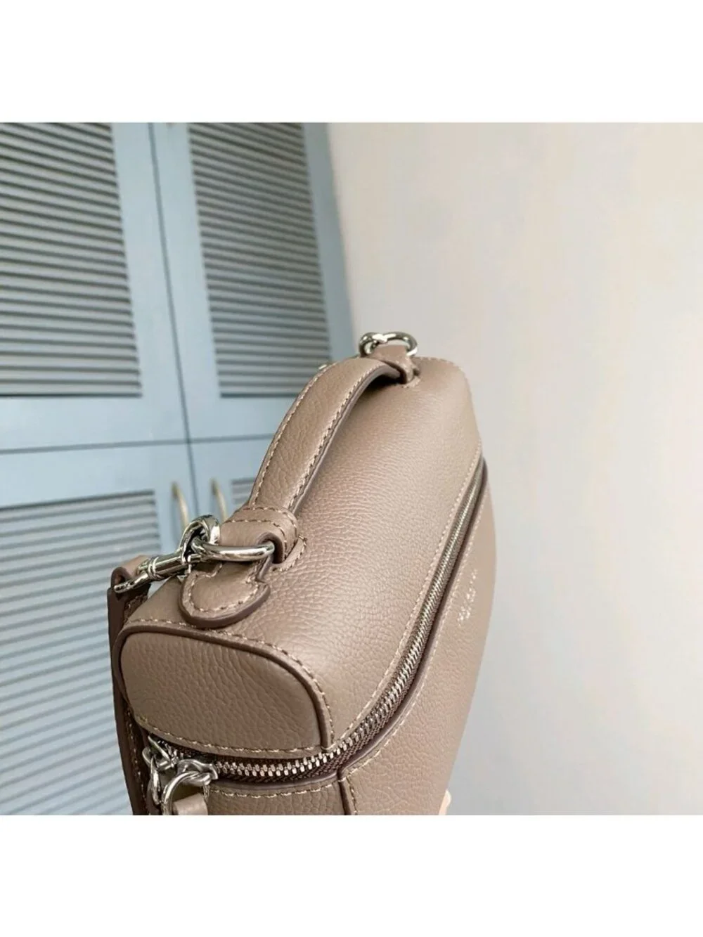 Tory Burch Romy Slim Mini Bag Wild Mushroom OS